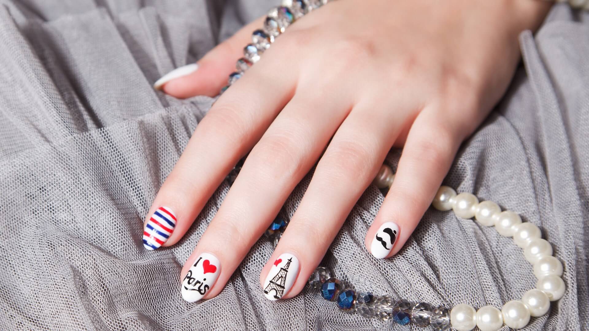 Color Block Nails, ногтевая техника для великолепного маникюра